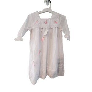 Powell Craft nwt Maddy nightdress nightgown 1-2 years  cotton angels embroidered